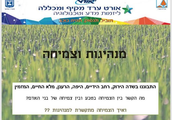 מצגת מנהיגות באורט ערד